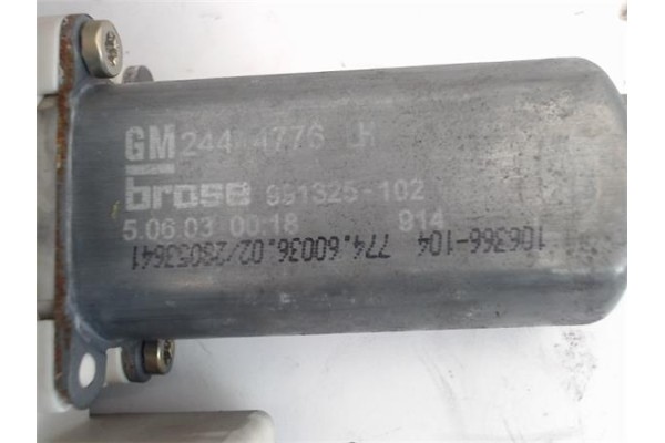 Recambio de mecanismo elevalunas trasero izquierdo para opel vectra c berlina referencia OEM IAM   