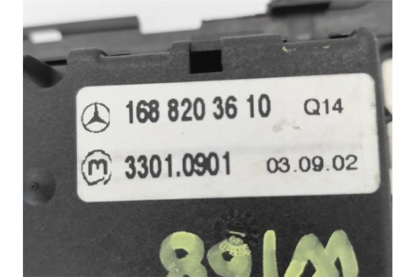 Recambio de embellecedor consola central para mercedes-benz clase a (bm 168) 1.9 190 (168.032) referencia OEM IAM A1686802236 16