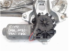 Recambio de mecanismo elevalunas trasero izquierdo para honda civic berl. 5 (ma/mb) referencia OEM IAM   