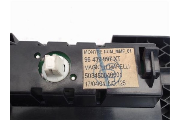 Recambio de reloj horario para citroen c3 1.4 i referencia OEM IAM 96439997  