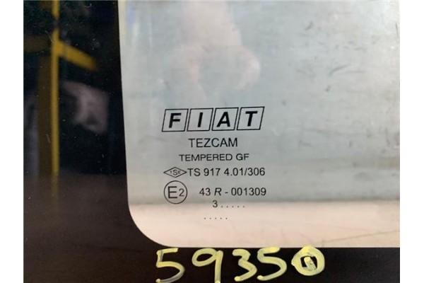 Recambio de luna trasero para fiat i doblo (119) 1.9 jtd (223axe1a) referencia OEM IAM 46748891 735381254 