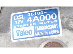 Recambio de motor arranque para hyundai h-1 furgón 2.5 crdi referencia OEM IAM 361004A000 TM000A23601 
