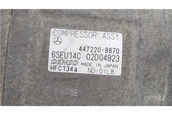 Recambio de compresor aire acond. para mercedes-benz vaneo (bm 414) compact van 1.7 cdi (414.700) referencia OEM IAM A0002309411