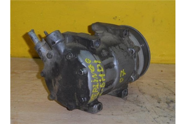 Recambio de compresor aire acond. para citroen berlingo 1.6 hdi 75 600 first furgón referencia OEM IAM 1609491580 SD7V161242 