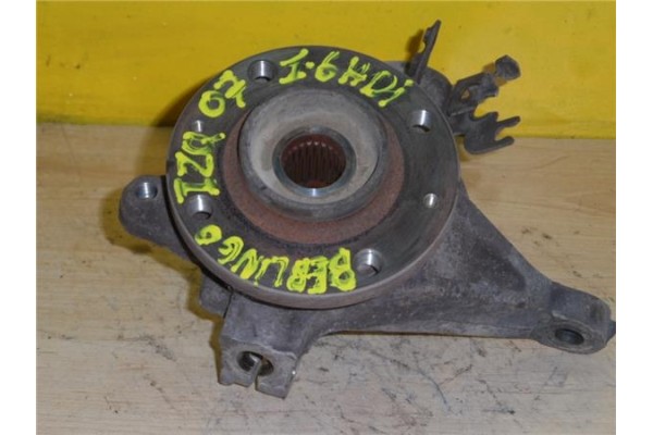 Recambio de mangueta delantero izquierda para citroen berlingo 1.6 hdi 75 600 first furgón referencia OEM IAM 364654  
