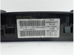 Recambio de mandos climatizador para citroen c4 berlina 1.6 hdi referencia OEM IAM 9658084577 281160311 