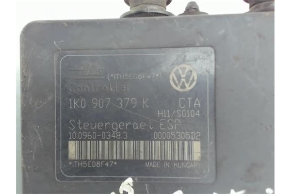 Recambio de nucleo abs para volkswagen touran (1t1) 2.0 advance referencia OEM IAM 1K0907379K  