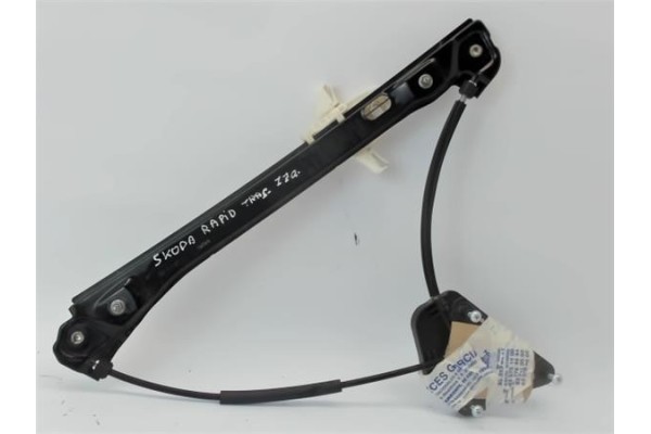 Recambio de mecanismo elevalunas trasero izquierdo para skoda rapid (nh) referencia OEM IAM 5JJ839461  