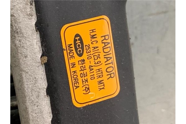Recambio de radiador para hyundai h-1 furgón 2.5 crdi referencia OEM IAM S253104A110 253104A110 