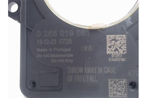 Recambio de sensor angulo de giro para nissan qashqai ii (j11e) referencia OEM IAM 0265019061  