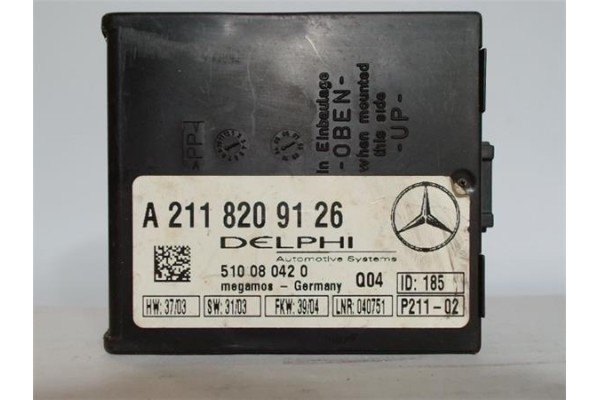 Recambio de centralita para mercedes-benz clase c (bm 203) sportcoupe 1.8 c 180 compressor (203.746) referencia OEM IAM A2118209