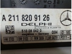 Recambio de centralita para mercedes-benz clase c (bm 203) sportcoupe 1.8 c 180 compressor (203.746) referencia OEM IAM A2118209