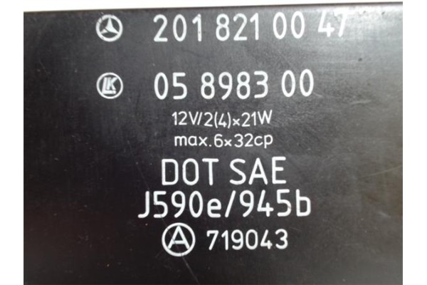 Recambio de caja fusibles/rele para mercedes-benz 190 e lim. (bm 201) 1.8 e 190 (201.018) referencia OEM IAM 2018210047 05898300