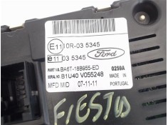 Recambio de reloj horario para ford fiesta vi 1.25 referencia OEM IAM 1766039 BA6T18B955ED 