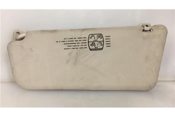 Recambio de parasol derecho para peugeot partner furgón 1.6 hdi referencia OEM IAM 8143TK   Recambio de parasol derecho para peugeot partner furgón 1.6 hdi referencia OEM IAM 8143TK