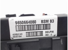 Recambio de caja fusibles/rele para peugeot 206 1.4 hdi eco 70 referencia OEM IAM 9650664080  