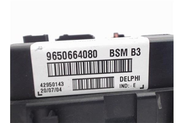 Recambio de caja fusibles/rele para peugeot 206 1.4 hdi eco 70 referencia OEM IAM 9650664080  