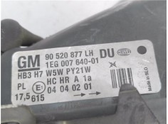 Recambio de faro delantero izquierdo para opel astra g berlina 1.6 elegance referencia OEM IAM 90520877LH  