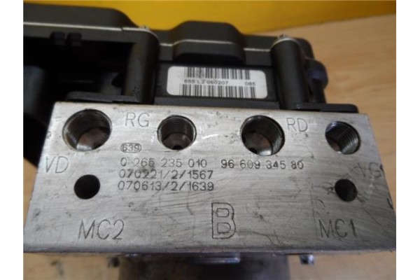 Recambio de nucleo abs para citroen c4 picasso 2.0 exclusive referencia OEM IAM 0265235010 9660934580 