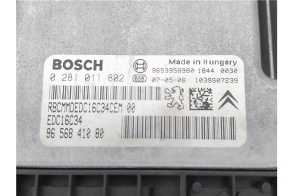 Recambio de centralita para citroen xsara picasso 1.6 hdi referencia OEM IAM 281011802 9653958980 