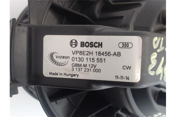 Recambio de motor calefaccion para ford fiesta vi 1.25 referencia OEM IAM 130115551 VP8E2H18456AB 