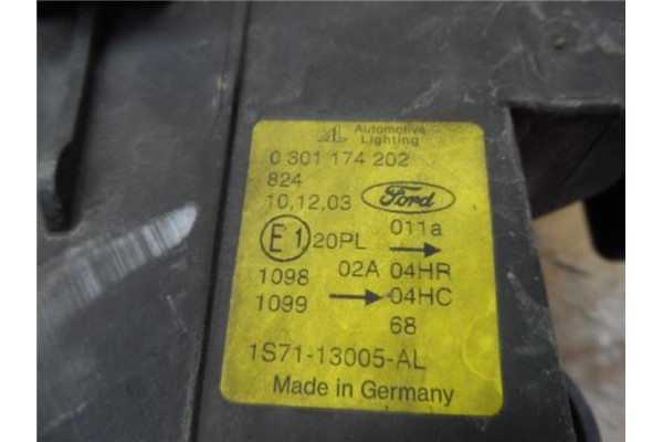 Recambio de faro delantero dcho para ford mondeo iii (b5y) 2.0 tdci referencia OEM IAM 0301174202 0301174202 