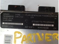 Recambio de centralita para peugeot partner furgón (5) 1.9 d referencia OEM IAM 9641390180 R04080025D 