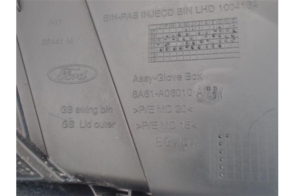 Recambio de guantera salpicadero para ford fiesta vi 1.25 referencia OEM IAM 8A61A06010A  