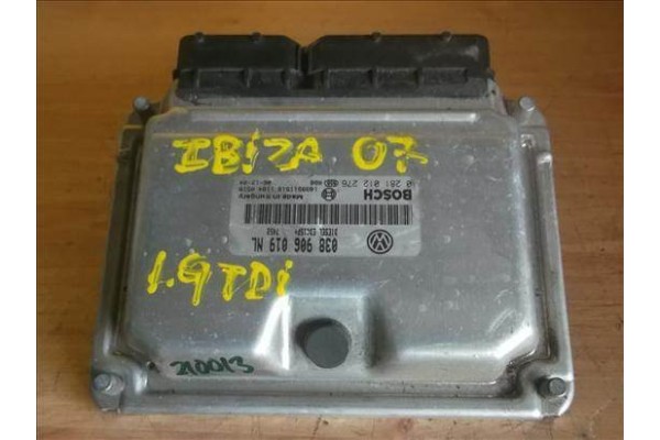 Recambio de centralita para seat ibiza (6l1) 1.9 tdi referencia OEM IAM 038906019NL 0281012276 