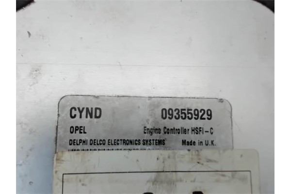 Recambio de centralita para opel vectra b berlina 1.6 cd referencia OEM IAM 09355929  