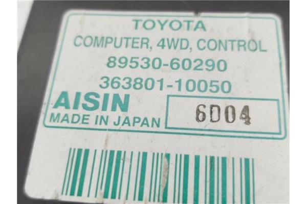 Recambio de centralita cambio automatico para toyota land cruiser (j12) 3.0 d-4d (kdj120) referencia OEM IAM 8953060290 36380110