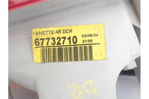 Recambio de piloto trasero derecho para nissan vanette furgón (c22) 2.0 d referencia OEM IAM 2655416C00  