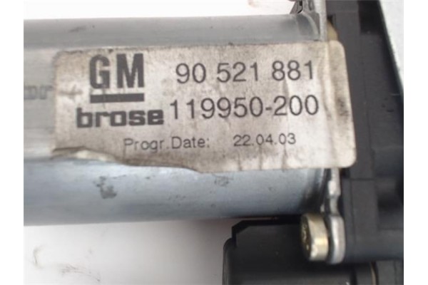 Recambio de mecanismo elevalunas delantero izquierdo para opel astra g berlina referencia OEM IAM 90521881  