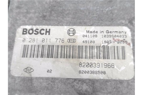 Recambio de centralita para renault scenic ii (jm) 1.9 dci (jm12, jm0g) referencia OEM IAM 8200391966 0281011776 