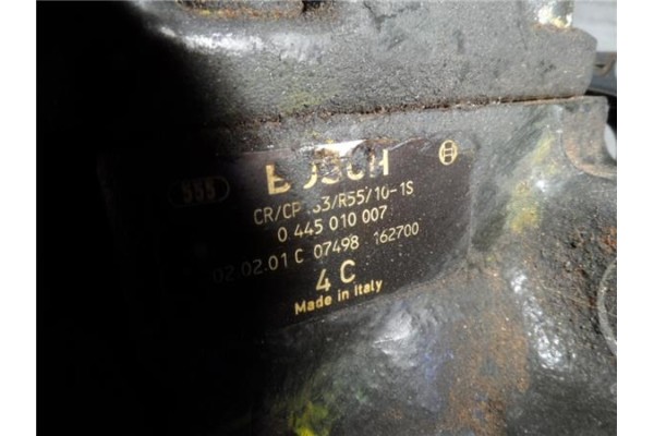 Recambio de bomba inyectora para fiat i doblo (119) 1.9 jtd (223axe1a) referencia OEM IAM 46811230 0445010007  Recambio de bomba inyectora para fiat i doblo (119) 1.9 jtd (223axe1a) referencia OEM IAM 46811230 0445010007