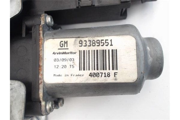 Recambio de mecanismo elevalunas delantero izquierdo para opel meriva referencia OEM IAM   
