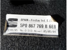 Recambio de bandeja trasero para seat altea (5p1) 1.9 stylance / style referencia OEM IAM 5P0867769B  