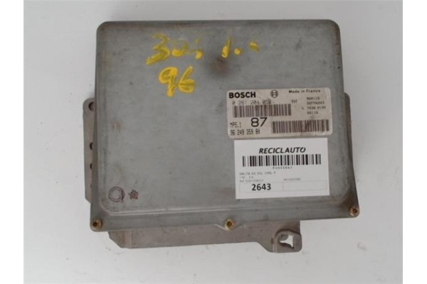 Recambio de centralita para peugeot 306 (7b, n3, n5) 1.6 referencia OEM IAM 9624935980 0261204052 