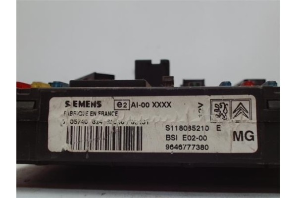 Recambio de centralita para peugeot 206 2.0 hdi 90 referencia OEM IAM 9646777380 S118085210 