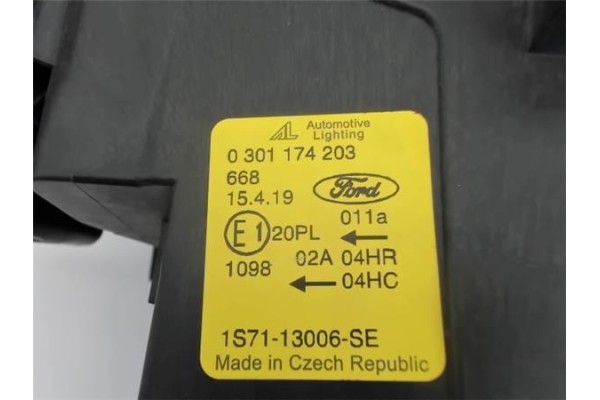 Recambio de faro delantero izquierdo para ford mondeo iii (b5y) 2.0 tdci referencia OEM IAM 1S7113006SE 0301174203 1126628 , FOR