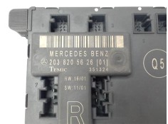 Recambio de centralita cierre puerta delantero derecha para mercedes-benz clase c (bm 203) sportcoupe 2.0 c 180 (203.735) refere