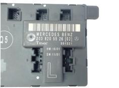 Recambio de centralita cierre puerta delantero izquierda para mercedes-benz clase c (bm 203) sportcoupe 2.0 c 180 (203.735) refe