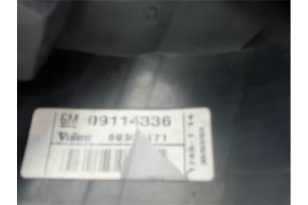 Recambio de piloto trasero izquierdo para opel corsa c 1.0 referencia OEM IAM 09114336  