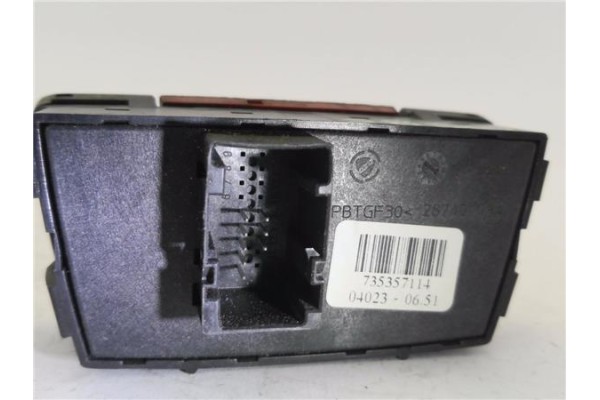 Recambio de interruptor luces emergencia para fiat ii panda (169) 1.2 referencia OEM IAM 735357114  