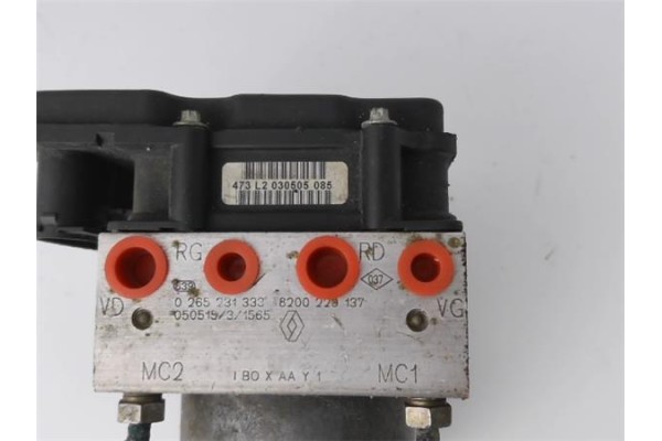 Recambio de nucleo abs para renault kangoo i (f/kc0) 1.5 dci (kc07) referencia OEM IAM 8200229137 0265231333 0265800335 