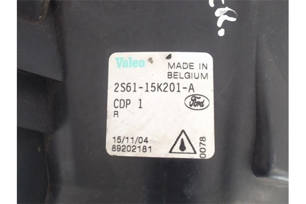 Recambio de faro antiniebla derecho para ford fiesta (cbk) referencia OEM IAM  2S6115K201A 