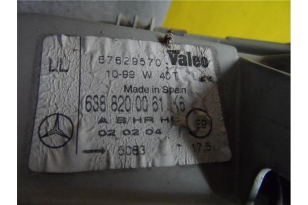 Recambio de faro delantero izquierdo para mercedes-benz vito marco polo (638) 2.2 108 cdi referencia OEM IAM 67629570 A638820006