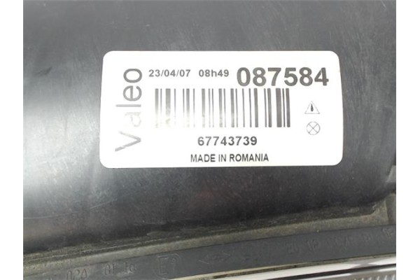 Recambio de faro delantero izquierdo para seat ibiza (6k2) referencia OEM IAM 67743739 087584 