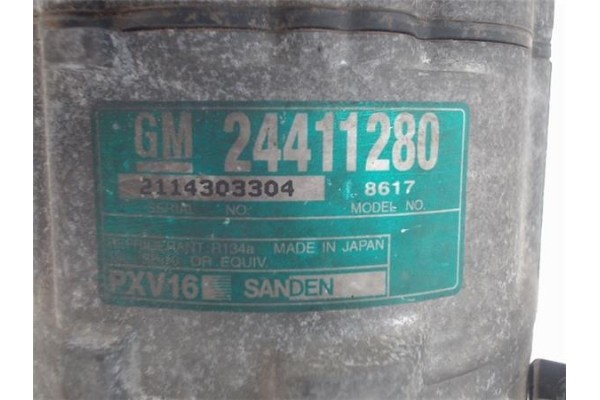 Recambio de compresor aire acond. para saab 9-3 cabriolet 2.0 t referencia OEM IAM 24411280  