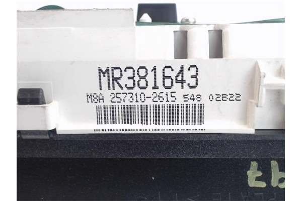 Recambio de cuadro completo para mitsubishi montero pinin (h60/h70) 1.8 1800 mpi comfort (5-ptas.) referencia OEM IAM mr381643  